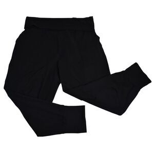 Offline by Aerie The Hugger Foldover Joggers Black Athletic Womens Large Short
